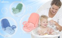 Scaun de baie Little Mom Driver Pink cu volan si spatar reglabil in 3 pozitii, margini rotunjite, fixare cu ventuze, dimensiune 20x40x18 cm, varsta recomandata 6 luni+ - 4