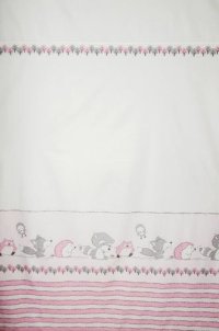 Lenjerie pat copii Odette Pink 100x14040x60 cm - 3