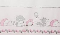 Lenjerie pat copii Odette Pink 100x14040x60 cm - 4