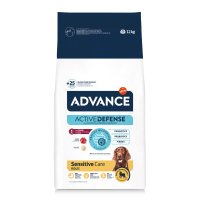 ADVANCE Sensitive Care, XS-XL, Miel și Orez, hrană uscată câini, sistem digestiv, 12kg - 4