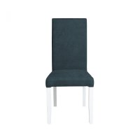 Scaun living TEO, picioare lemn alb, stofa albastru, 46x60x98 cm - 1