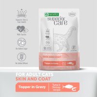 NATURES PROTECTION Superior Care pentru Piele si Blana, Ton si Creveți, Plic Hrană Umedă pentru Pisici, 70g - 4