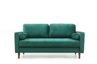 Canapea fixa ROME, 2 locuri, verde, 175x90x70 cm - 1