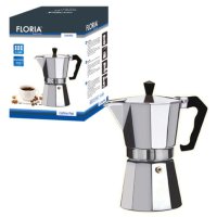 Cafetiera Espresso Floria ZLN-2485, 3 cesti, 150 ml, Ø8 cm, aluminiu, Argintiu - 1