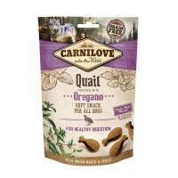 CARNILOVE Semi Moist Snack, Prepeliță cu Oregano, recompense funcționale fără cereale câini, sensibilități digestive, 200g - 2