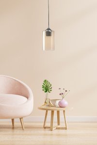 Candelabru, Opviq, isinglass, galben, 60 cm - 1