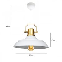 Lustra AYD-3642 Alb 25x18x80 cm - 4