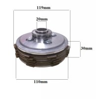 Ambreiaj pentru motosapa si motocultor diesel 178F/186F, model 1 - 2