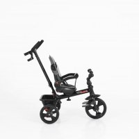 Tricicleta pentru copii Byox Quick Grey cu roti EVA, sezut reversibil si spatar reglabil, suport pentru picioare, frana pe rotile din spate si maner cu control al directiei - 2