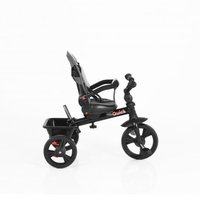 Tricicleta pentru copii Byox Quick Grey cu roti EVA, sezut reversibil si spatar reglabil, suport pentru picioare, frana pe rotile din spate si maner cu control al directiei - 3