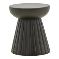 Măsuță laterală Nemira, Negru, 30x30x35 cm - Eleganță modernă - 2