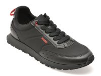 Pantofi sport HUGO 7840 negri din material textil pentru barbati - 1