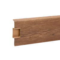 Plinta PVC Korner Siena 80 pentru parchet laminat, 2500 x 80 x 20 mm, stejar leonardo - 1