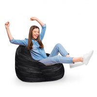 Fotoliu Puf Updeco Para XL Negru - 1