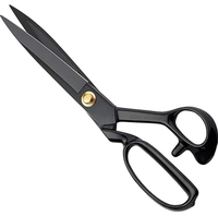 Foarfeca profesionala pentru croitorie 10 inch - metal negru - 1