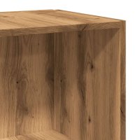Dulap de colt Artisan din Lemn Prelucrat, Stejar, 33x33x165 cm - 7