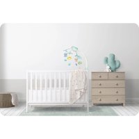 Carusel muzical 2in1 pentru bebelusi Ricokids Albastru cu telecomanda ,13 melodii linistitoare, cronometru, functie proiector si lampa de veghe - 6