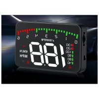Ecran HUD Techstar® Head-Up Display, Proiector Parbriz, Afisare Multiple Informatii, Conexiune OBD2 - 5