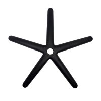 Baza stea metalica neagra pentru scaune de birou - capacitate 150 kg - 1