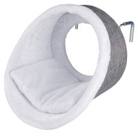 Sezlong Pisici pentru Calorifer 38x34 cm Gri cu Alb 43144 - 1