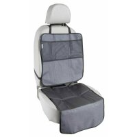 Protectie impermeabila pentru bancheta auto si spatar cu organizator 3 in 1 Savior gri - 5