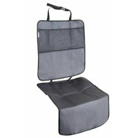 Protectie impermeabila pentru bancheta auto si spatar cu organizator 3 in 1 Savior gri - 1