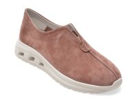 Pantofi sport EPICA roz, QS872, din piele intoarsa - 1