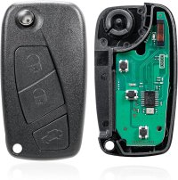 Cheie Auto Programabila Completa 433MHz, cu 3 butoane, compatibila Fiat Qubo, Fiorino, Doblo, Punto, Citroen Nemo - 5