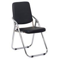 Scaune pliante HRC 609 negre cu cadru metalic - 1