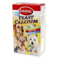 Sanal Dog Yeast Calcium 100 tablete - Supliment Natural pentru Caini - 1