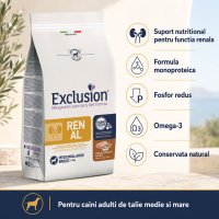 EXCLUSION Dieta Veterinara Monoproteica pentru Caini M-XL, Porc si Sorg, 12kg - Solutie pentru Sanatatea Renala - 3