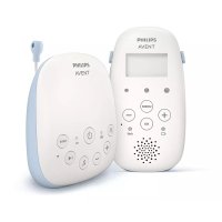 Monitor pentru bebelusi Philips Avent SCD715, Fara interferente, Lumina de veghe, Melodii, Tehnologie DECT, Autonomie 24h, Alb - 1