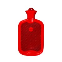 Perna pentru apa calda Sanger din cauciuc natural 2L rosu - 1