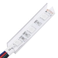 Servanta moderna cu lumini LED RGB, gri beton, 60x37x67 cm - 11