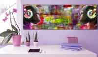 Tablou - Musical Duet 120x40 cm - 2