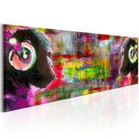 Tablou - Musical Duet 120x40 cm - 1