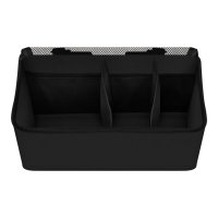 Lionelo Sidepocket M - Organizator Multifunctional Negru, 43x15x23 cm, cu 3 Compartimente - 1