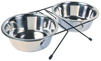 Set 2 buc Castron Inox In Suport 1.8 l/20 cm 24833 - 1
