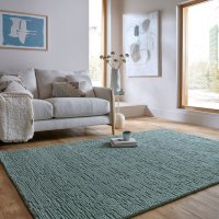 Covor Harris Boucle Wool Albastru 200x290 cm, Flair Rugs - 1