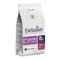 EXCLUSION Monoprotein VD Hypoallergenic Small, XS-S, Porc și Mazăre, dietă veterinară, hrană uscată fără cereale câini, alergii, 7kg - 2