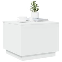 Masa de cafea LED, Alb, 50x50x40 cm - Moderna si Versatila - 6
