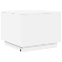 Masa de cafea LED, Alb, 50x50x40 cm - Moderna si Versatila - 9