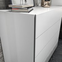 Dulap Lines Alb 90x45x81.6 cm - 3