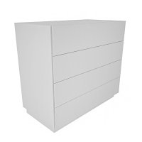 Dulap Lines Alb 90x45x81.6 cm - 4