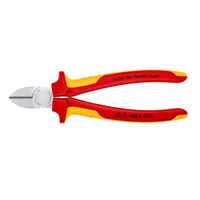 Cleste Knipex 70 06 180 cu taiere diagonala, 180 mm, maner izolat - 1