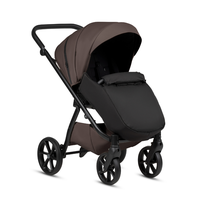 Carucior 2 in 1 Tutis Uno 6+ Cioccolata 177 din piele, sezut reversibil, spatar reglabil, cadru din aluminiu, amortizoare, roti cu blocare, greutate admisa 22 kg - 4