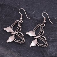 Cercei Fluturas din Zamac - Eleganta si Confort pentru Alergici - 1