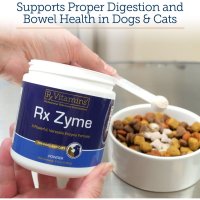 RX VITAMINS Zyme - Supliment Digestiv pentru Câini și Pisici, 120g Pudră - 4