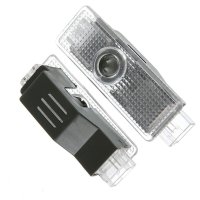 Set 2 Bucati Emblema Logo LED Portiera dedicata Marca Auto BMW - 1