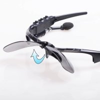 Ochelari de Soare cu Bluetooth MRG M996 , Negru, Unisex, Handsfree, Casti - 2